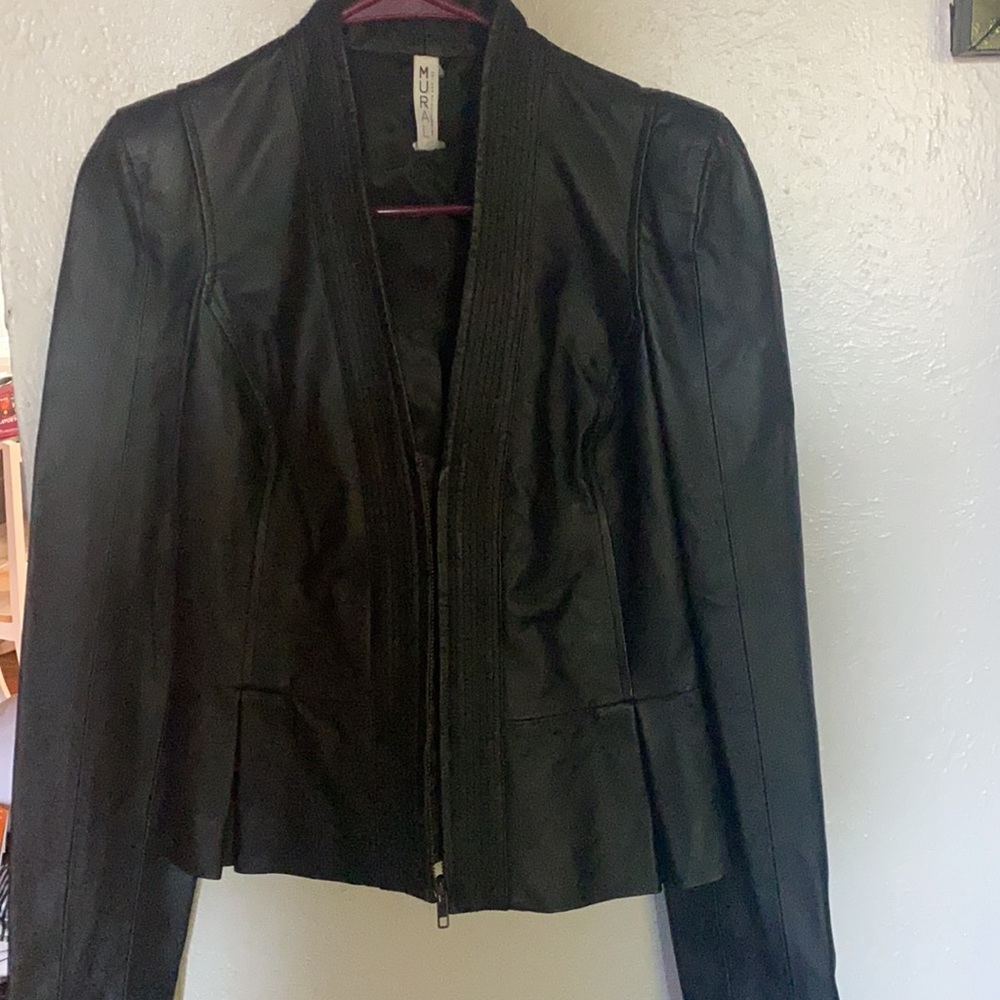 Leather jacket